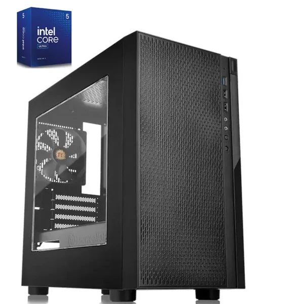 Intel i5 225 10 Cores 4.9GHZ LGA 1851 Desktop Tower - B860M Motherboard WiFi 6E, 32GB DDR5 RAM, 1TB Gen5 M.2 NVMe SSD, Micro Case with 80+ Power Supply Gold Coast Area